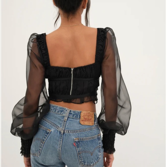 🔥HOST PICK🔥 NWT For Love and Lemons 🍋 Gabrielle Top - Picture 2 of 10